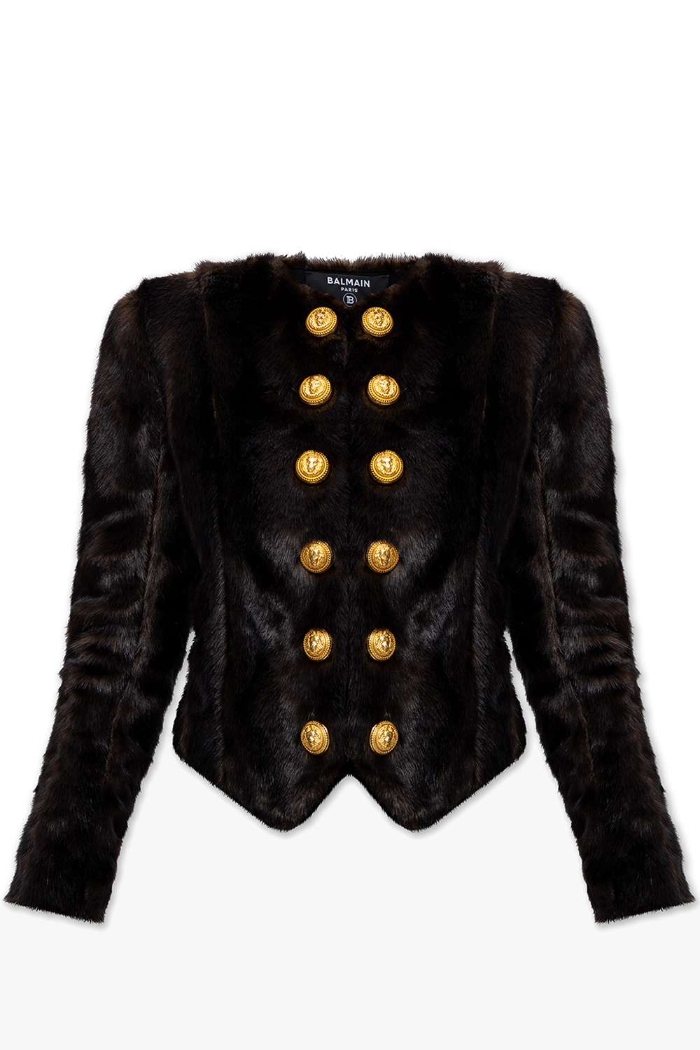 Balmain hot sale fur jacket